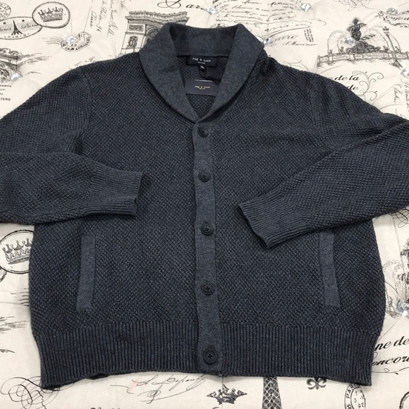 🎁 Rag & Bone Cardiff Shawl Cardigan - Picture 3 of 8